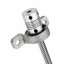 Machifit T8 500mm Lead Screw Set with Nut Housing Bracket and Shaft Coupling for CNC