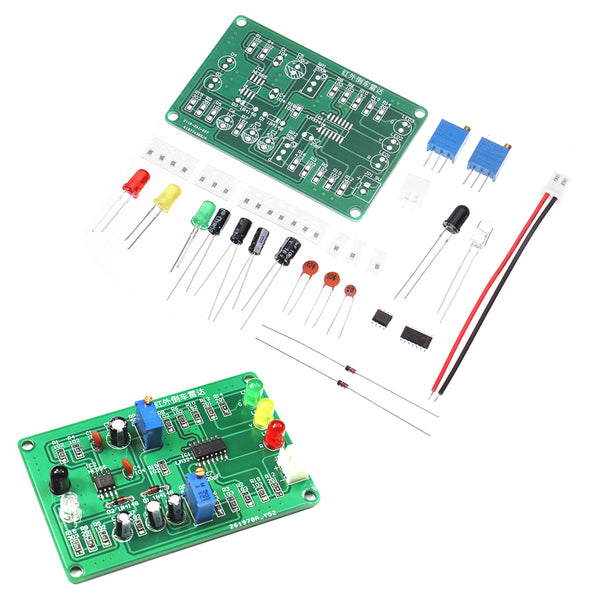 3pcs Infrared Parking Sensor Kit Infrared Reversing Speed Reminder Electronic PCB Circuit Board Production DIY Kit
