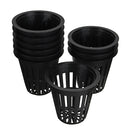 10Pcs 2.2Inch Plastic Mesh Net Basket Hydroponic Aeroponic Flower Container Grow Pot Planting Basket