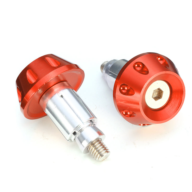 7/8inch 22mm Universal Motorcycle Handlebar Hand Grips Bar End Caps Plugs Slider