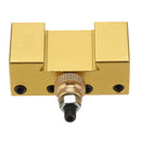 Machifit 1/4-3/8 Inch 20x25x50mm Aluminum Turning and Facing Holder for Quick Change Tool Post Holder Gold
