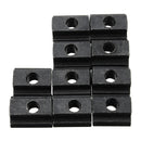 Machifit 10pcs M6 T Slot Nuts Set Black Oxide Finish T-slots Nut For T Track