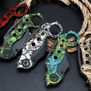 Xmund XD-FK4 180mm Stainless Steel Folding Knife Outdoor Survival Tools Kit Hiking Climbing Multifunctional Knife