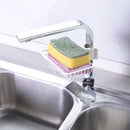 Mini Drain Rack Kitchen Sink Faucet Sponge Soap Cloth Storage Dish Drying Holder Shelf