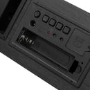 Wooden LED PM2.5 Air Detector Digital Alarm Clock Calendar Temperature Humidity Air Quality Tester