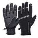 Reflective Strip Winter Warm Gloves Touch Screen Sport Snowboarding Waterproof Skiing Gloves