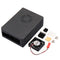 3 Sets Black ABS Case Enclosure Box With Mini Cooling Fan And Heat Sink Kit For Raspberry Pi 3B