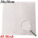 40 Mesh Stainless Steel 12x12 Inch Mesh Strainer Filer Net Screen
