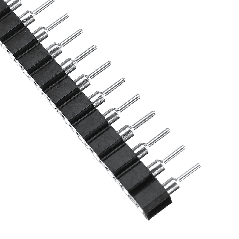 10pcs 40 Pin Single Row 2.54mm Round Female Header Pin