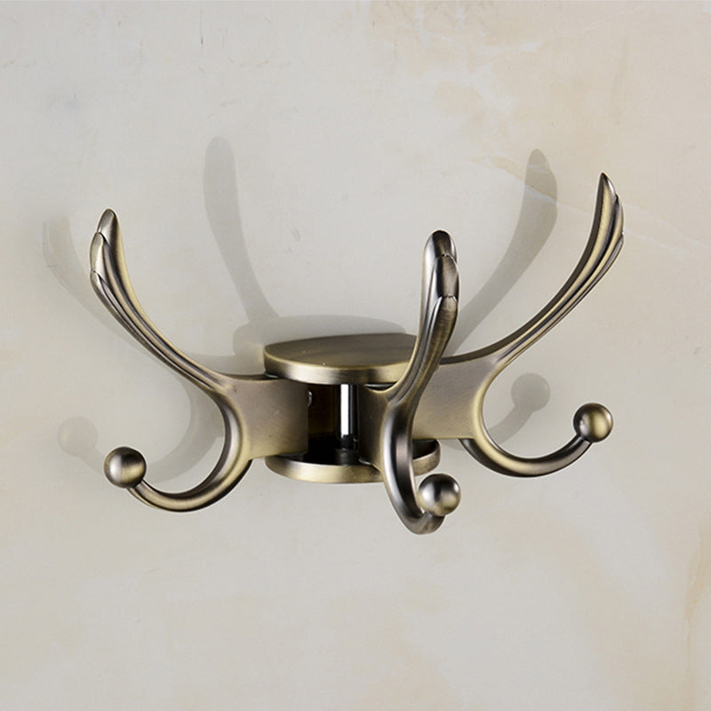 Honana Multipurpose Heavy Duty Solid MetaWall Mount Triple Swing Arms Hanging Hooks