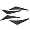 Carbon Fiber Pattern Car Front Bumper Splitter Spoiler Wing Accessory Universal