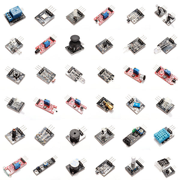 Geekcreit 37 In 1 Sensor Module Board Set Starter Kits Geekcreit - products that work with official Boards