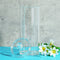 Transparent Cleansing Cotton Swab Box Storage Box Round Cosmetic Storage Box Transparent PS Storage Box Decorations