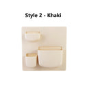 Home Wall Mounted Rack Organizer Cosmetic Sundries Holder Kitchen Bathroom Shelf Kitchen Storage Container