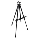 Folding Iron Easel Stand Tripod Adjustable Height Lightweight Sturdy Painting Display Portable Sketching Rack with Carrying Bag