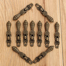 10pcs  Antique Drawer Pull Jewelry Box Handle Wooden Case Cabinet Knobs