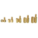 Suleve M3BH1 300Pcs M3 Male-Female Brass Hex Column Standoff Support Spacer Pillar For PCB Board