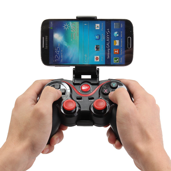 Bakeey Wireless bluetooth 3.0 Gamepad Joystick Game Controller+Holder+Receiver for Phone Tablet