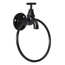 Wall Mounted Towel Ring Holder Kitchen Bathroom Storage Organizer Rack Hanger