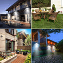 69/90LED Solar Power PIR Motion Sensor Wall Light Waterproof Outdoor Garden Lamp