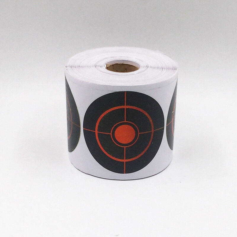 100pcs/250pcs 7.5cm Width Roll Shooting Adhesive Target Paper Target For Hunting Shooting Training Sticker