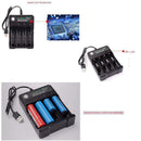 Rechargeable 4-Slot Battery Charger Li-Ion Usb Smart Fast Charger For 18350