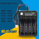 1X(Rechargeable 4-Slot Battery Charger Li-Ion Usb Smart Fast Charger For 18