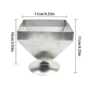 1X(Home Stainless Steel Kitchen Tool Pagoda Meat Mold Four Corner Tower Mea