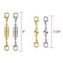 20Pcs Magnetic Clasps For Jewelry, Magnetic Necklace Extender Clasps And Cl