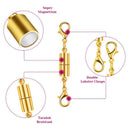 20Pcs Magnetic Clasps For Jewelry, Magnetic Necklace Extender Clasps And Cl