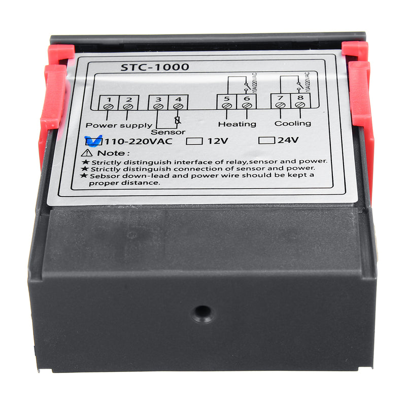 12V Temperature Controller 10A 1500W Digital Dispaly Microcomputer Temperature Controller Switch