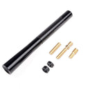 1X(Universal 5 Inch 120mm Black Antenna Carbon Fiber Printer Short-on Car R