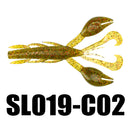 SeaKnight SL019 6pcs 10g 101.5mm/4'' Soft Fishing Lure Worm Swinging Tail Fishing Bait