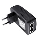 EU Plug CCTV Security 48V 0.5A 24W POE Wall Plug POE Injector Ethernet Adapter IP Camera Phone PoE Power Supply