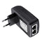 EU Plug CCTV Security 48V 0.5A 24W POE Wall Plug POE Injector Ethernet Adapter IP Camera Phone PoE Power Supply
