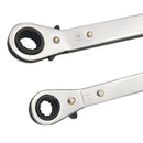 1X(5Pcs Wrench Set Of Tools Chromium Alloy Steel Dual Purpose Ratchet Ring