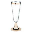 6Pcs Disposable Plastic Red Wine Glass Champagne Flutes Glasses Cocktail Pa