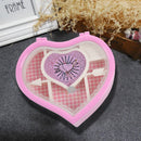 Heart Shape Dancing Ballerina Music Box Plastic Jewellery Box Carousel Hand M4F8