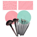 Silicone Makeup Brush Cleansing Pad Palette Brush Cleaner Cleaning Mat Wash