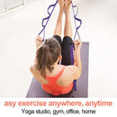 2M/6.6Ft Yoga Stretch Strap Aerial Yoga Anti-Gravity Rope With Grip Loops F