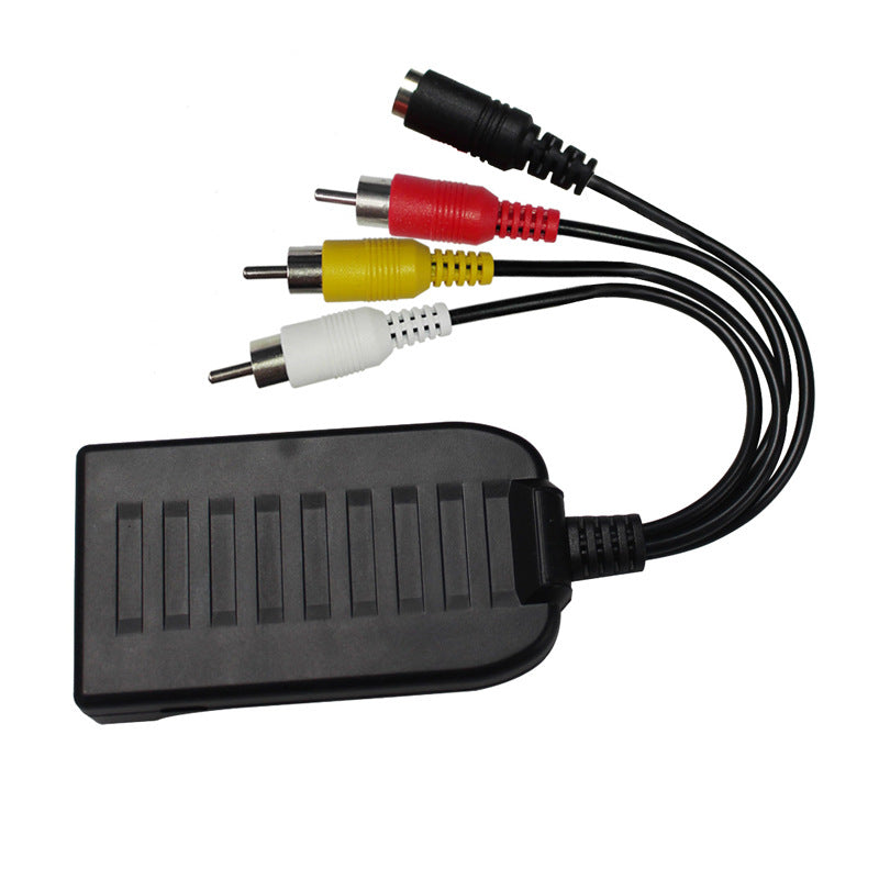 LEORY 1080P AV And S-Video RCA To HD Audio Adapter Converter With USB Cable For HDTV DVD