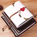 Pu Leather 30 Black Paper Sheets Card Love Theme Wedding Diy Album Handmade S1V6