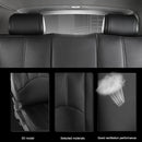 4 Pcs Car Universal Leather Front Seat Cover Seat Decoration Cushion Protec J1Y4