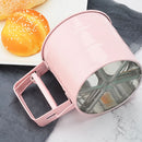 Stainless Steel Flour Sifter Handheld Powder Flour Sieve Icing Sugar Manual