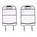 Update Design! Environmental Thicken PVC Car Back Seat Protector Kick Mat W