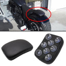 1X(New Universal Black Motorcycles Motorbike Pillion Pad Seat 8 Suction Cup