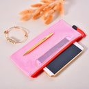 10 Pieces Zipper File Pouch Grid Document Bag Multipurpose Storage Pouch Ba R8S4
