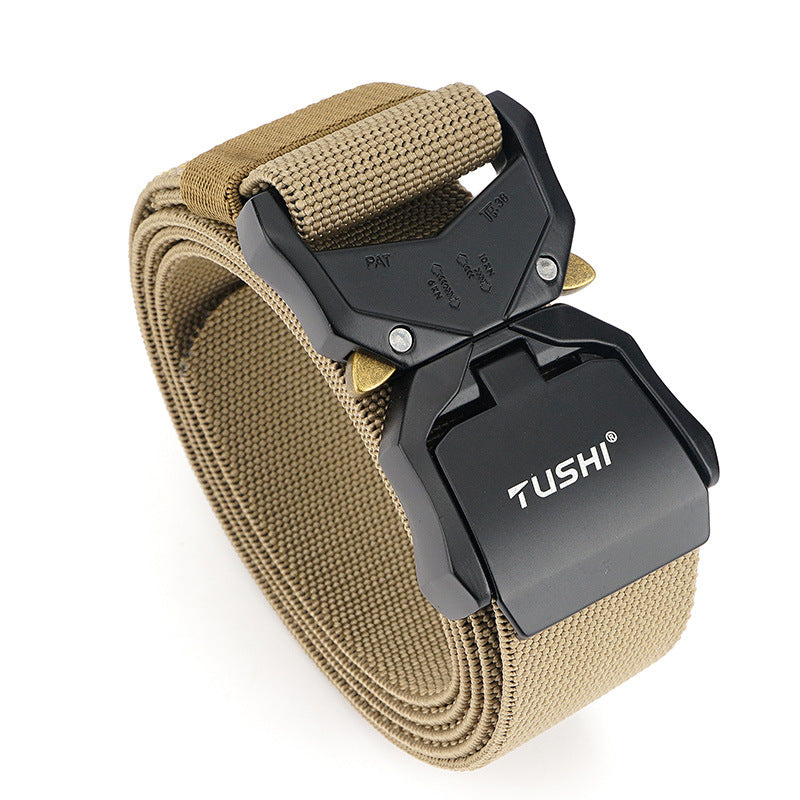 TUSHI NS6 125cm 3.8cm Quick Release Cobra Buckle 100D Nylon Tactical Waist Belts Business Belt