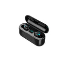 Q32 TWS Wireless bluetooth 5.0 Earphone LED Display Stereo 2000mAh Power Bank Headphone with Mic