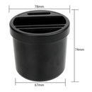 1X(Car Universal Water Cup Slot Storage Box Change Coin Card Reader